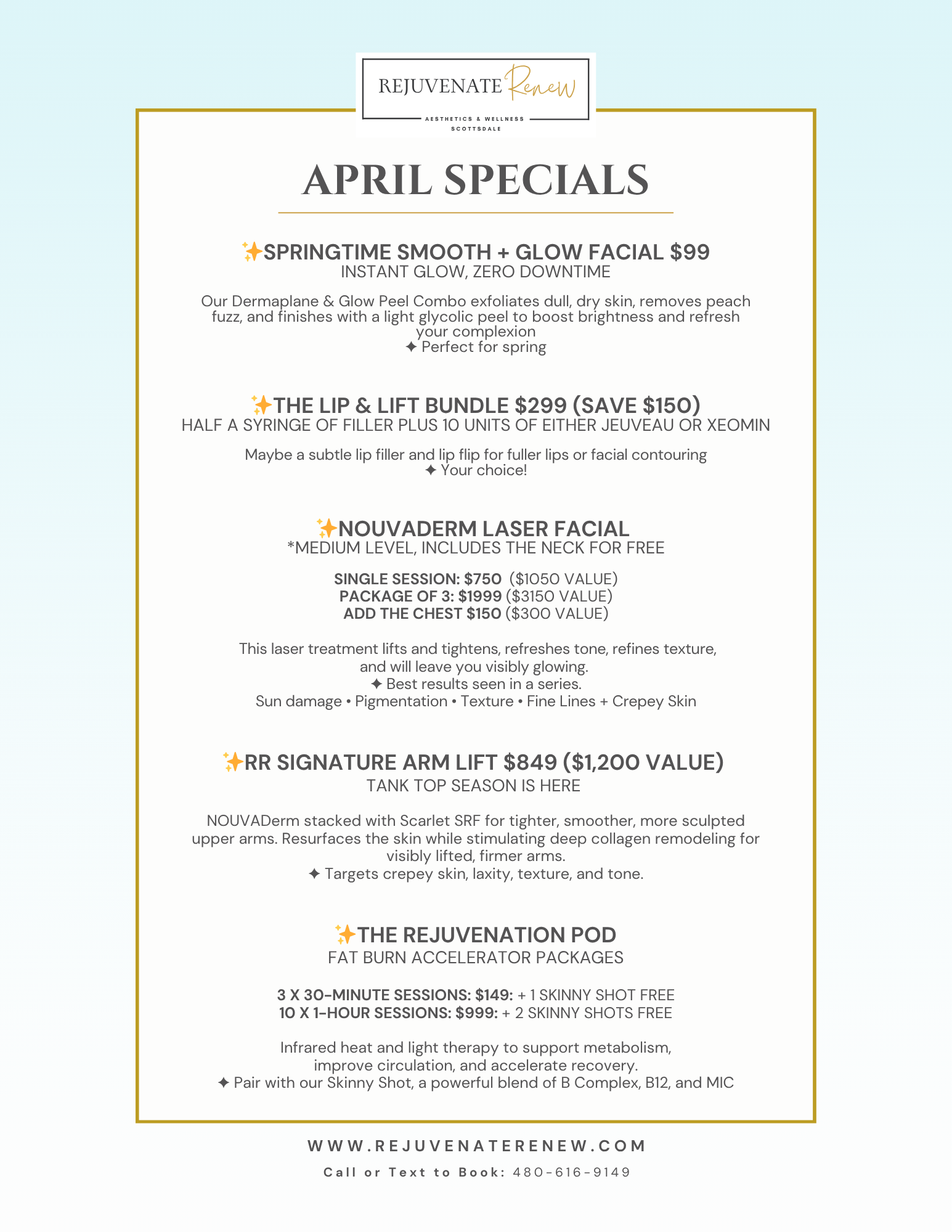 RR AprilSpecials